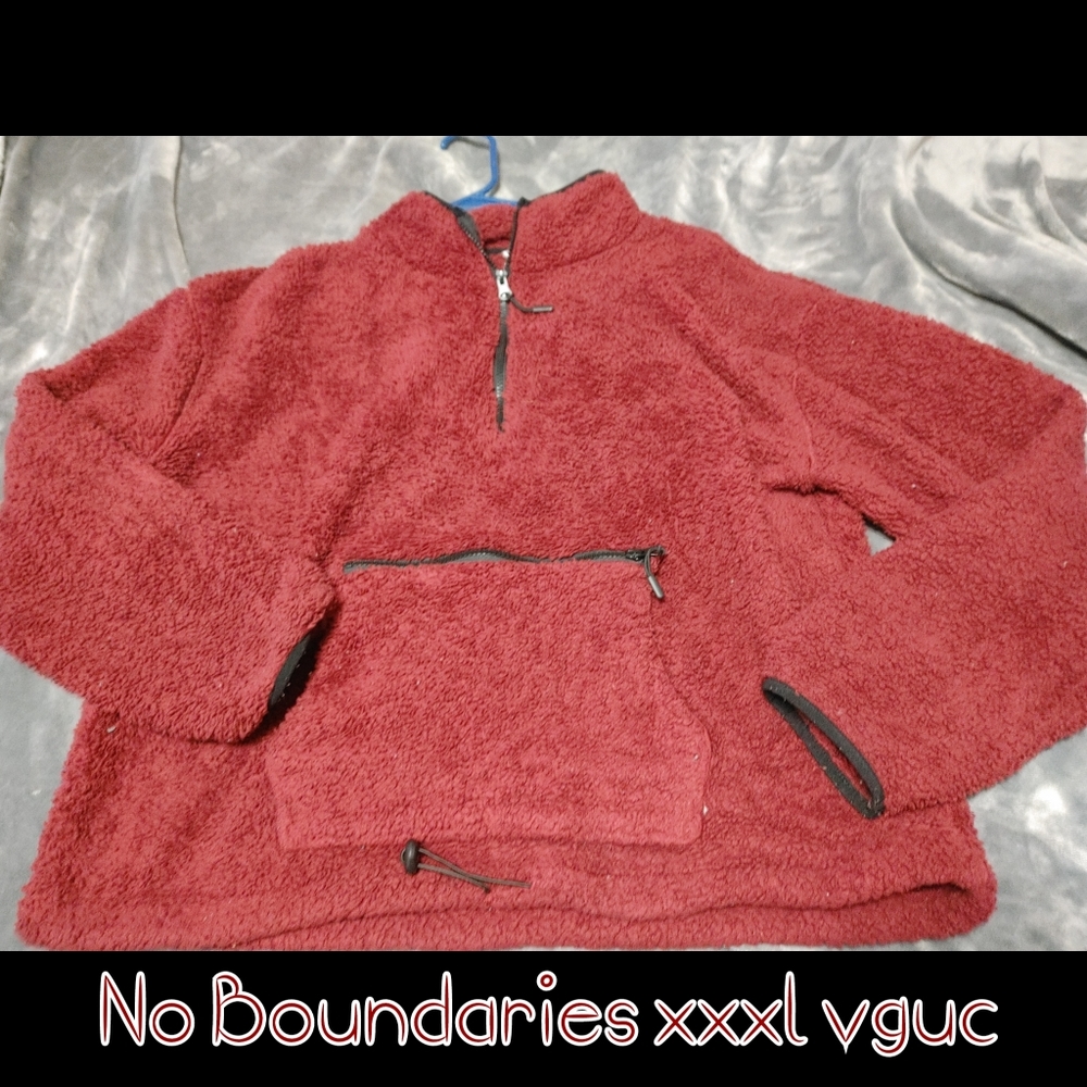 Sherpa half zip pullover